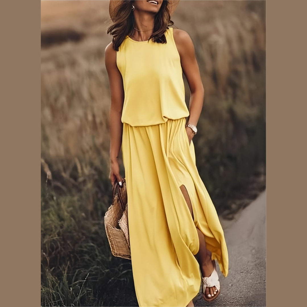 Lilje™ | Comfortable Dress with pockets - Maison Léa & Lou