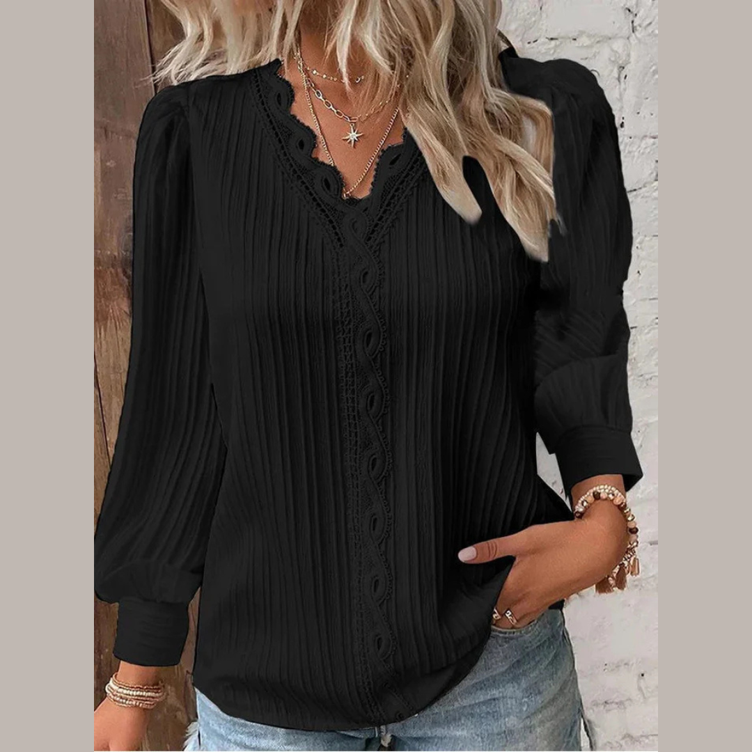 Githe™ | V-Neck Top - Maison Léa &amp; Lou