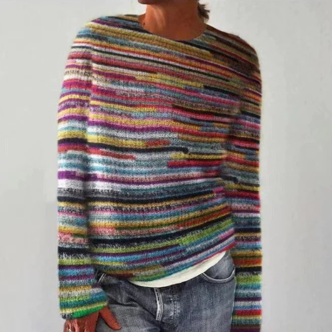 Sophie - Retro Scandinavian knitted sweater - Maison Léa & Lou