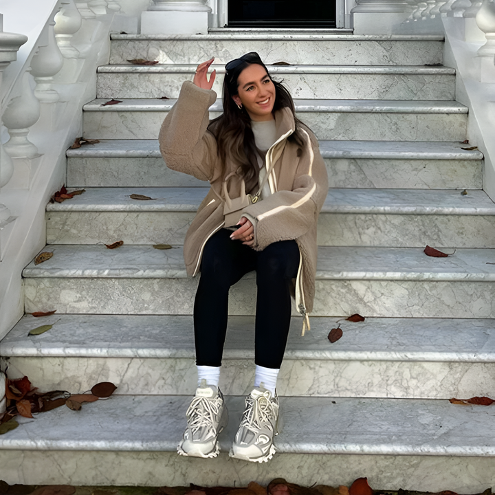 DORA™ | Soft Teddy Jacket - Maison Léa &amp; Lou