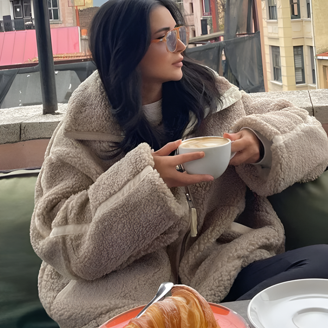 DORA™ | Soft Teddy Jacket - Maison Léa &amp; Lou