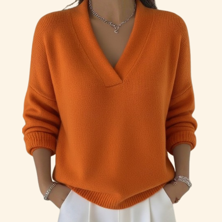 JENNIFER™ | Premium V-Neck Sweater - Maison Léa &amp; Lou