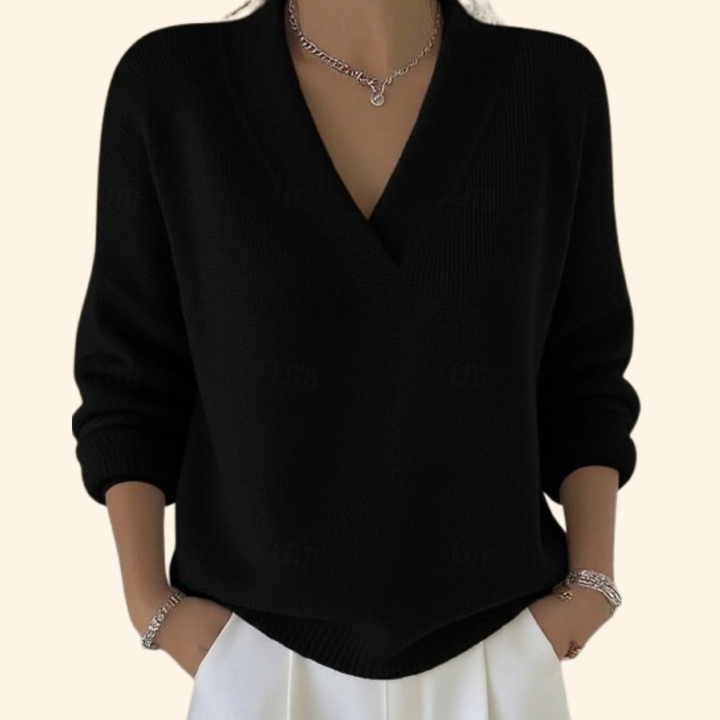 JENNIFER™ | Premium V-Neck Sweater - Maison Léa &amp; Lou