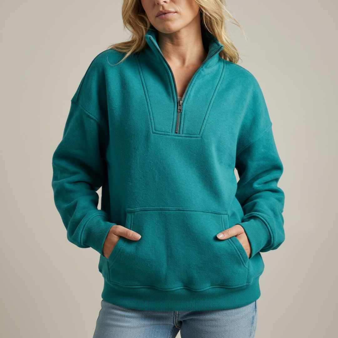 ESMERALDA™ | Zip-up Fleece Sweater - Maison Léa & Lou