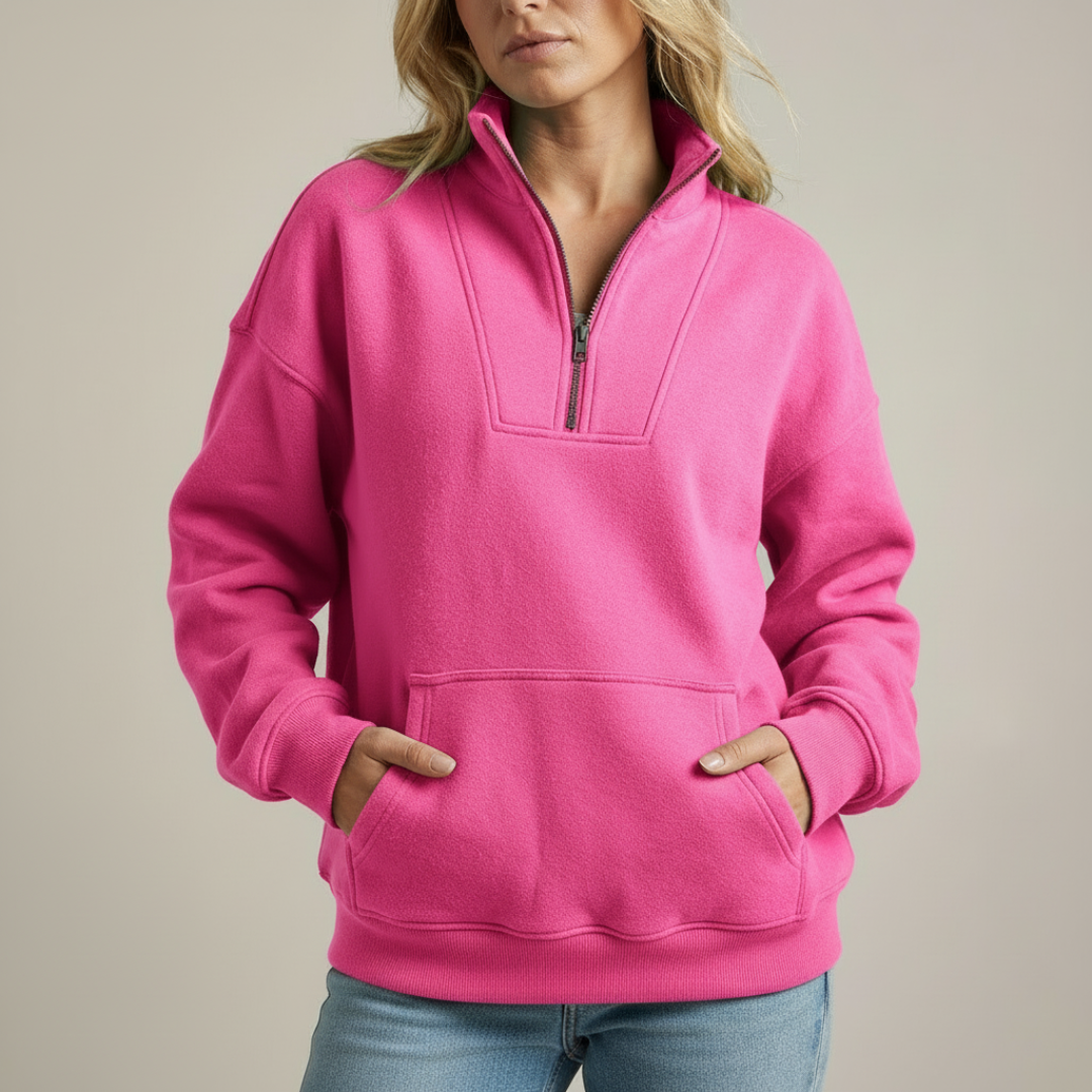 ESMERALDA™ | Zip-up Fleece Sweater - Maison Léa &amp; Lou