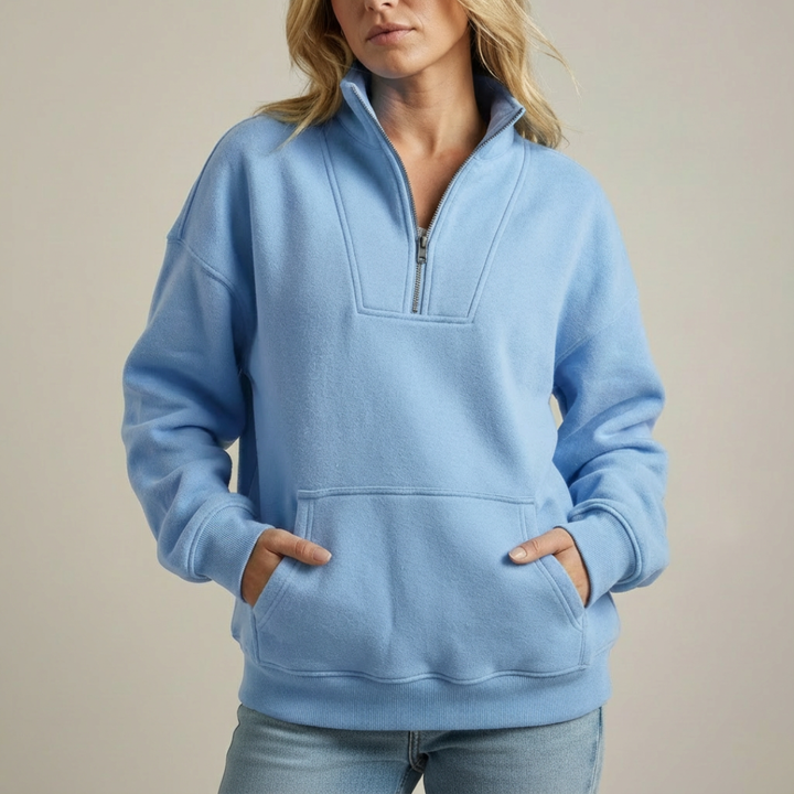 ESMERALDA™ | Zip-up Fleece Sweater - Maison Léa &amp; Lou