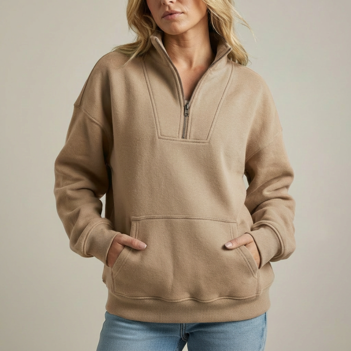ESMERALDA™ | Zip-up Fleece Sweater - Maison Léa &amp; Lou