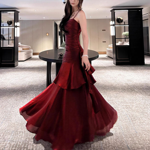 VIANNE™ - Glamorous Ruffled Maxi Dress - Maison Léa &amp; Lou