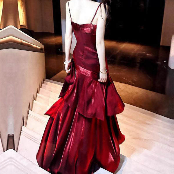 VIANNE™ - Glamorous Ruffled Maxi Dress - Maison Léa &amp; Lou