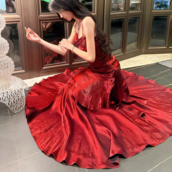 VIANNE™ - Glamorous Ruffled Maxi Dress - Maison Léa &amp; Lou