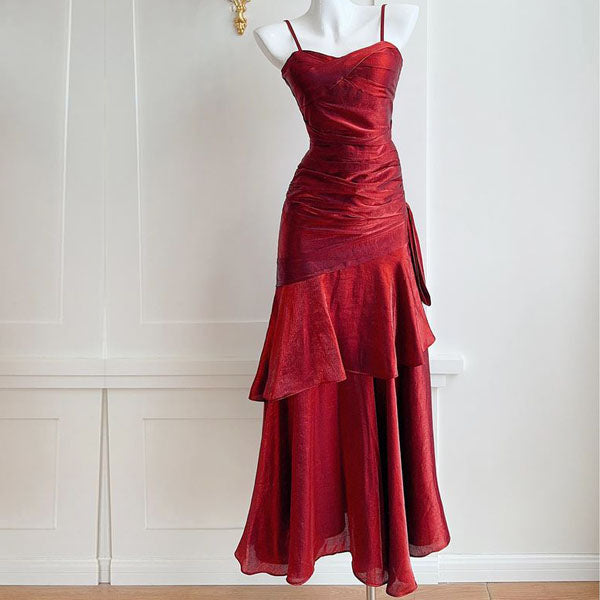 VIANNE™ - Glamorous Ruffled Maxi Dress - Maison Léa &amp; Lou