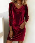 EMILY™ | Soft Velvet Stylish Dress - Maison Léa & Lou