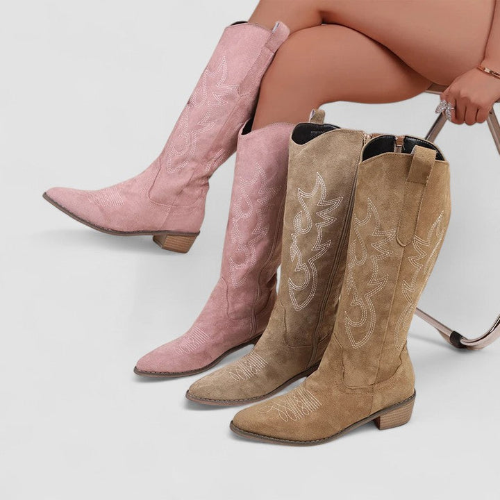 Clara - Orthopedic Western Boots - Maison Léa &amp; Lou