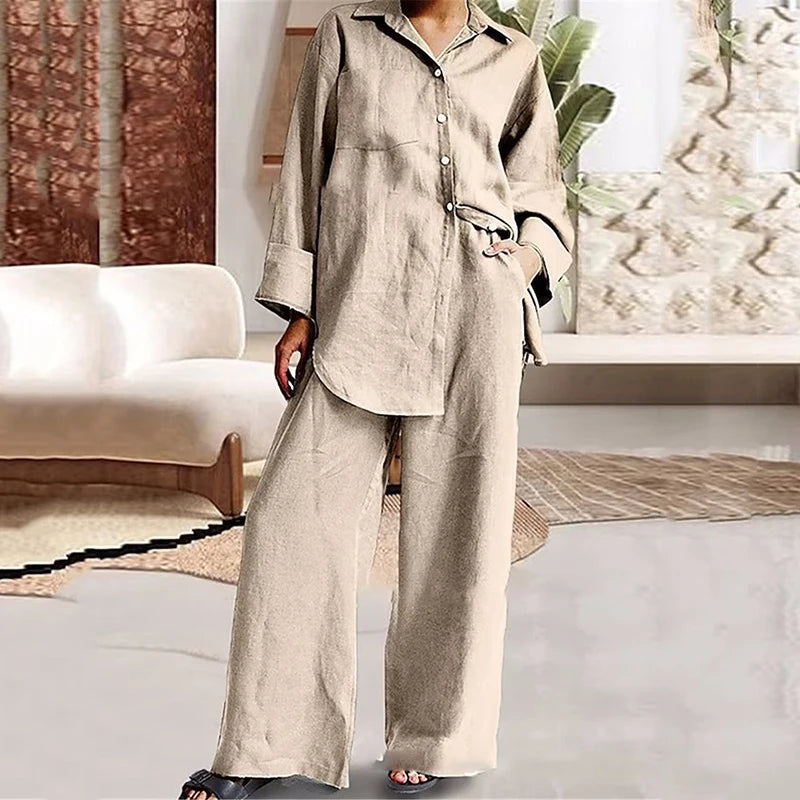 Pernille™ | Oversized Sæt med To Dele - Maison Léa &amp; Lou