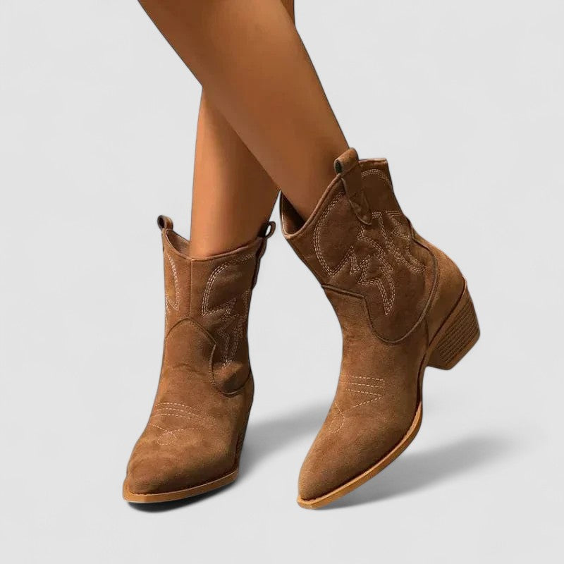 Lillian – Orthopedic Western Boots - Maison Léa &amp; Lou