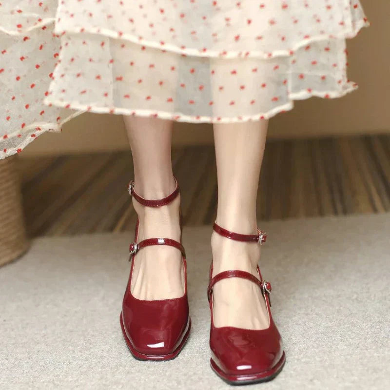 Emily™ | Elegant Ankle-Strap Pumps - Maison Léa &amp; Lou
