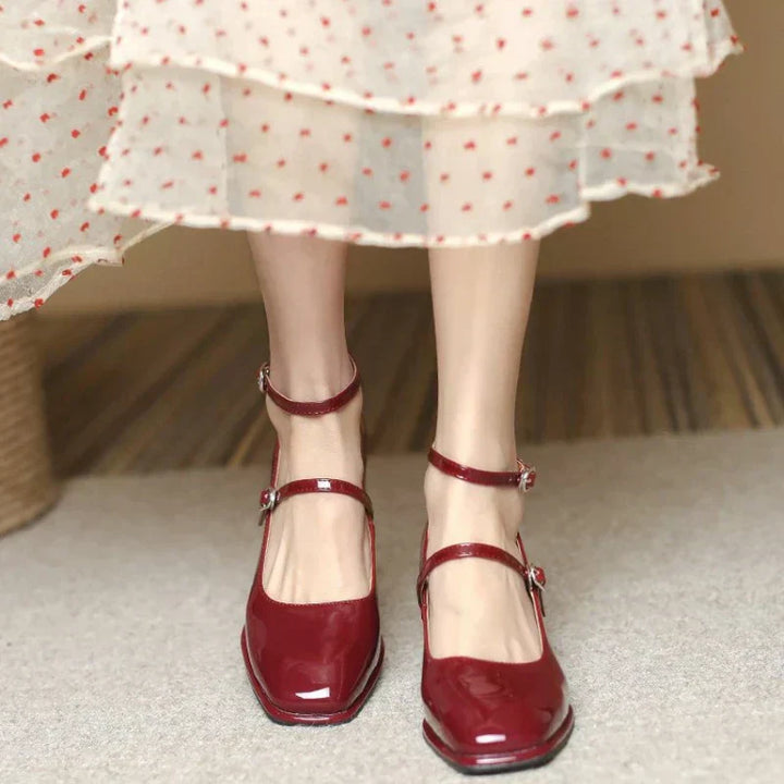 Emily™ | Elegant Ankle-Strap Pumps - Maison Léa &amp; Lou