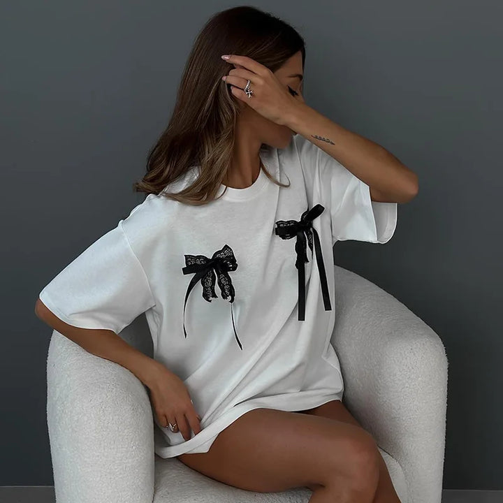TALIE™ – Cute &amp; Comfy Bow Tee