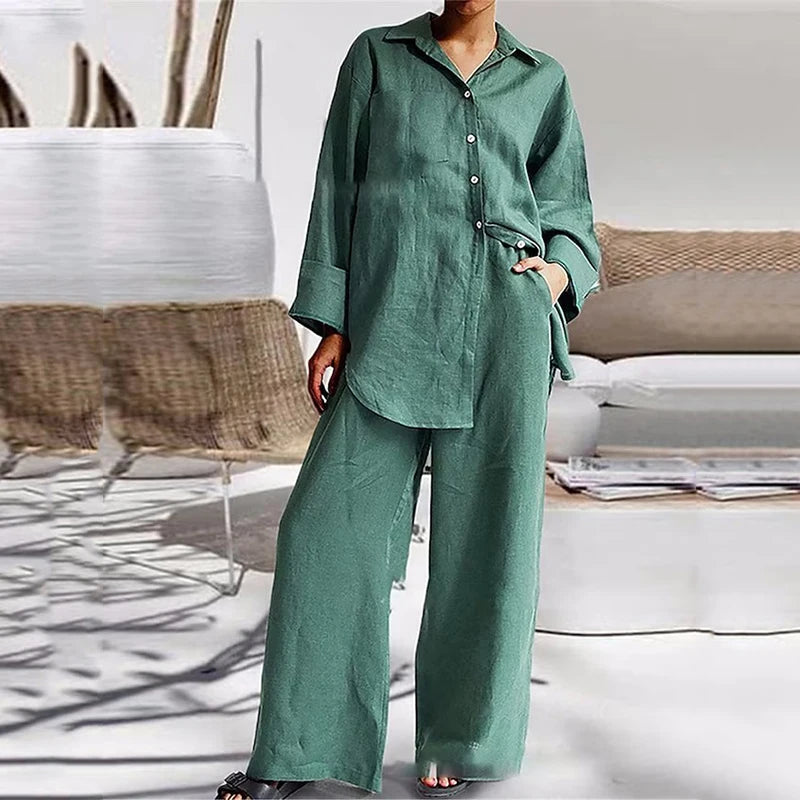 Pernille™ | Oversized Sæt med To Dele - Maison Léa &amp; Lou