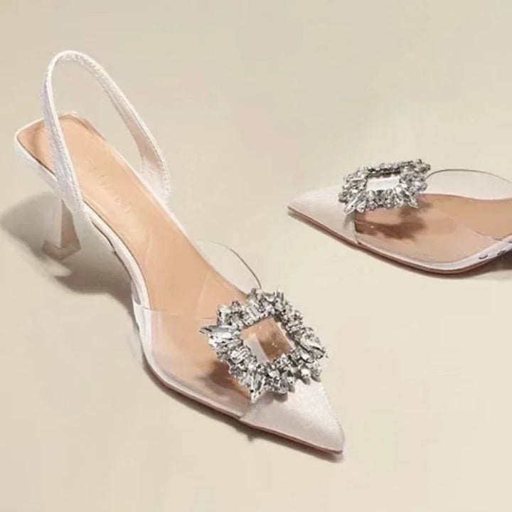 ROCHELLE™ – Sophisticated Sparkle Pointed Heels - Maison Léa &amp; Lou