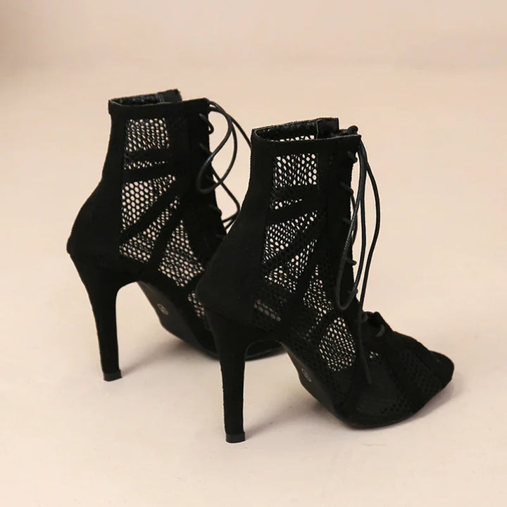GAYLE™ – Elegant Mesh High Heels - Maison Léa &amp; Lou