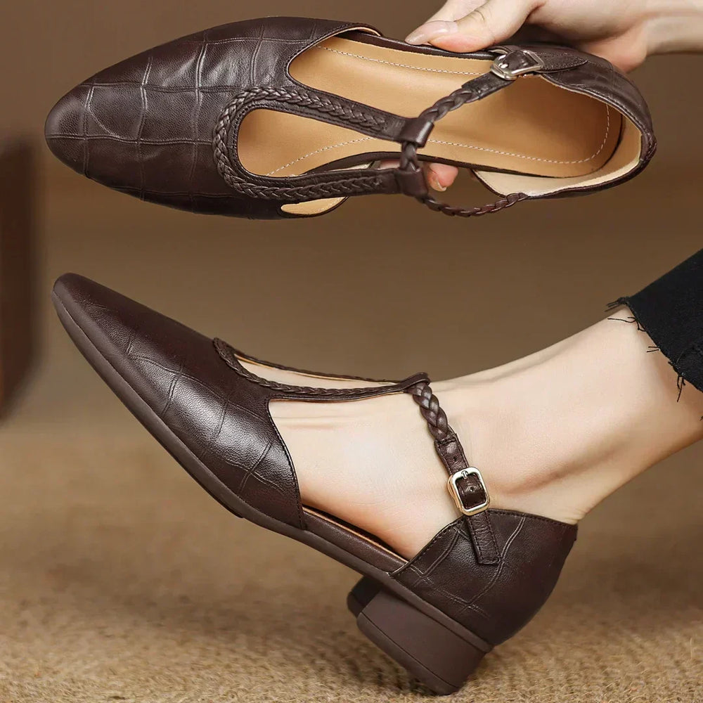 Leather™ | Mary Janes - Maison Léa & Lou