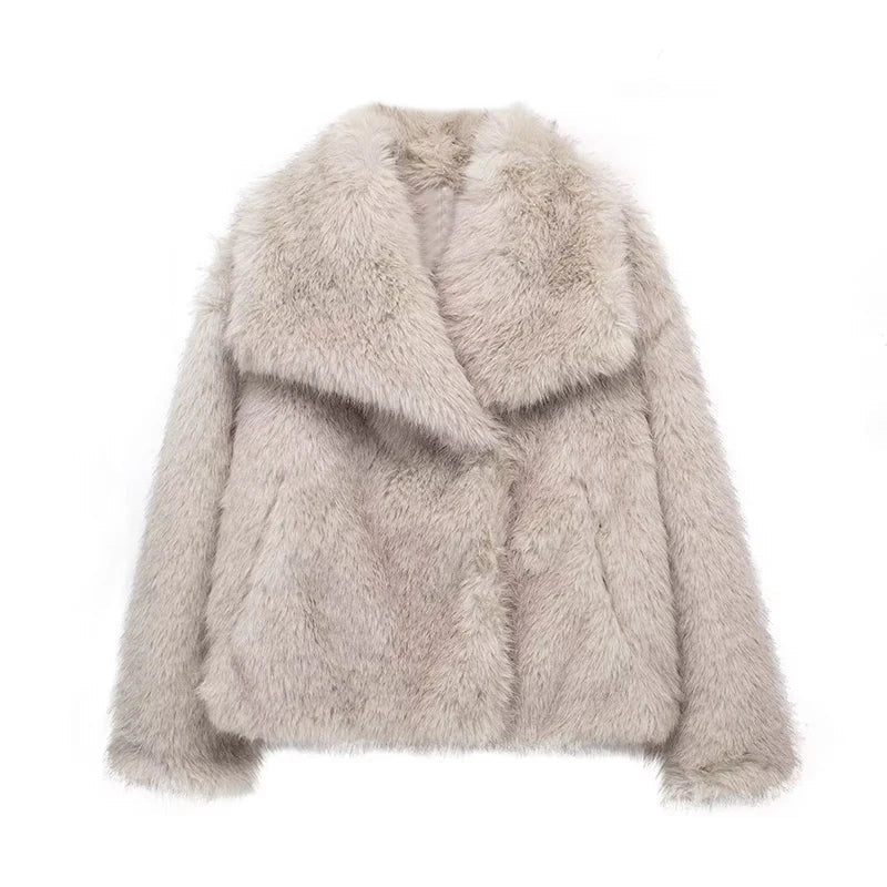 Ella | Luxury Faux Fur Coat - Maison Léa & Lou