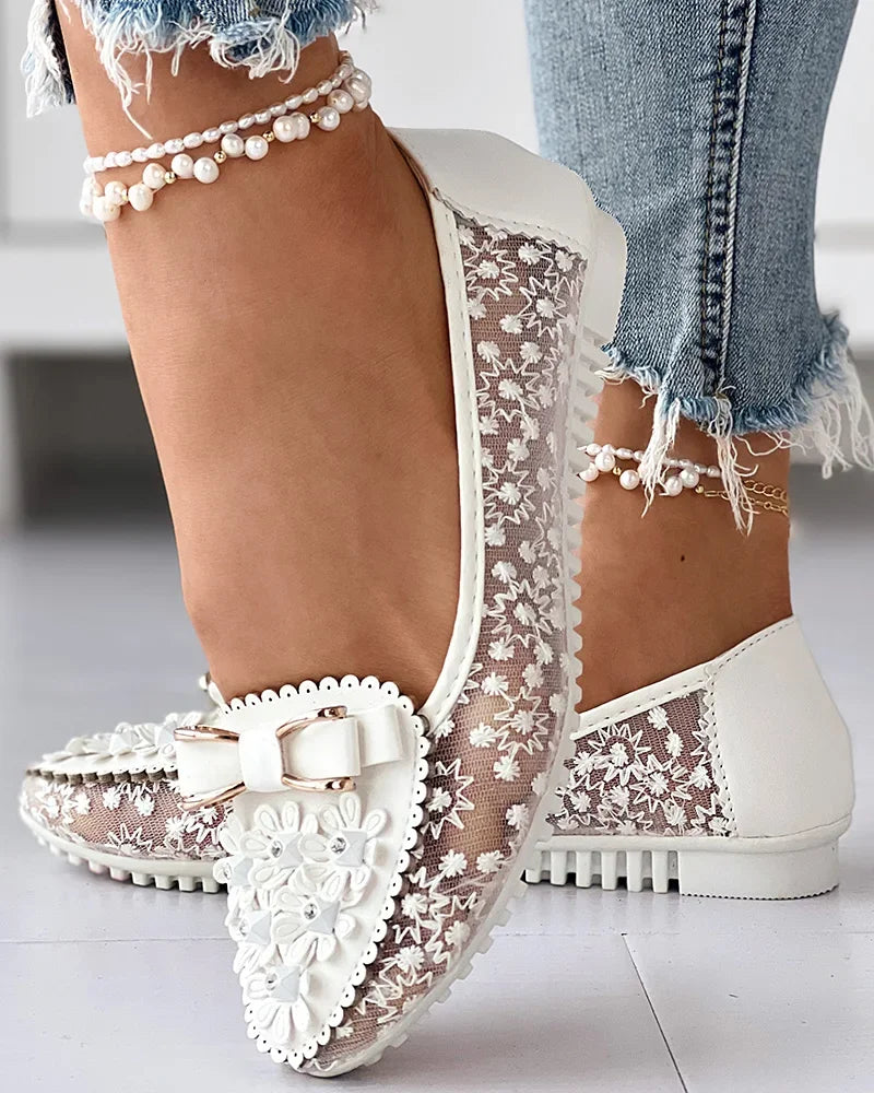 RAFFAELLA | Eleganti Ballerine Ortopediche con Supporto per il Sollievo dal Dolore e Design Romantico per Ogni Giorno