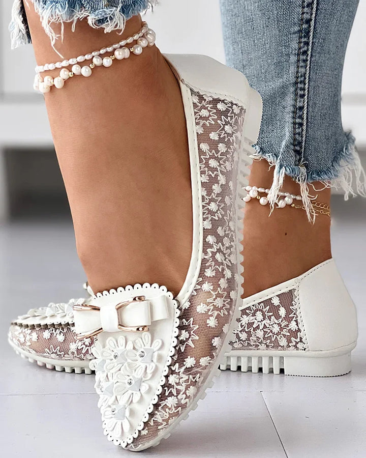 RAFFAELLA | Eleganti Ballerine Ortopediche con Supporto per il Sollievo dal Dolore e Design Romantico per Ogni Giorno