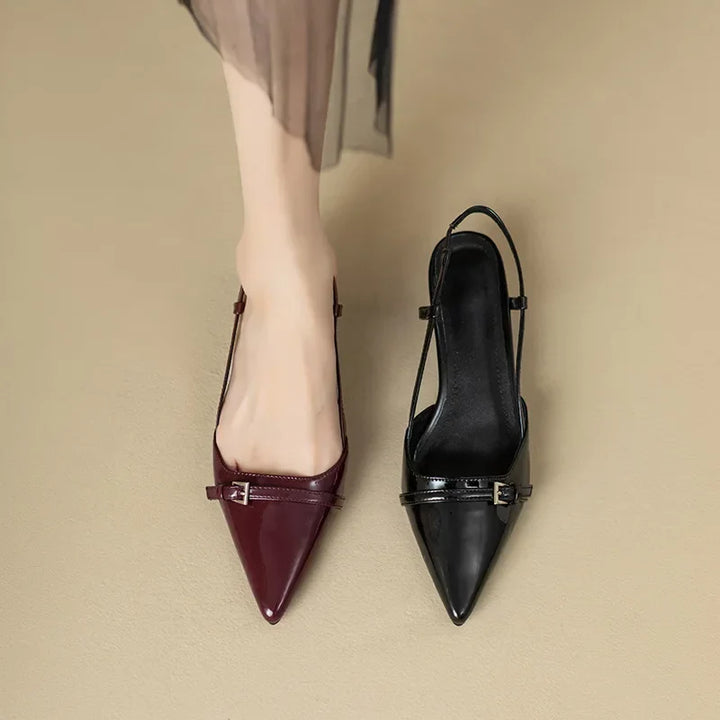 MIRELLA™ – Classic Mid-Heel Sandals - Maison Léa &amp; Lou