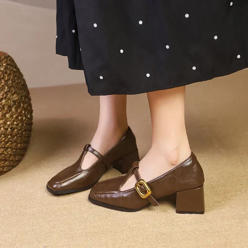 Dorvanna™ | French Mary Janes - Maison Léa & Lou