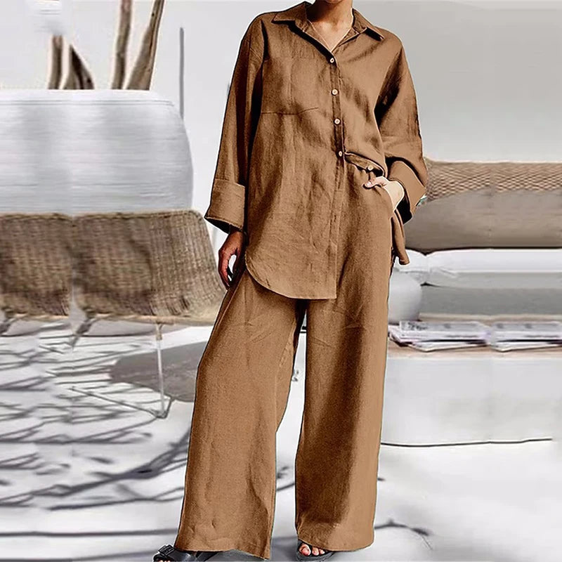 Pernille™ | Oversized Sæt med To Dele - Maison Léa &amp; Lou