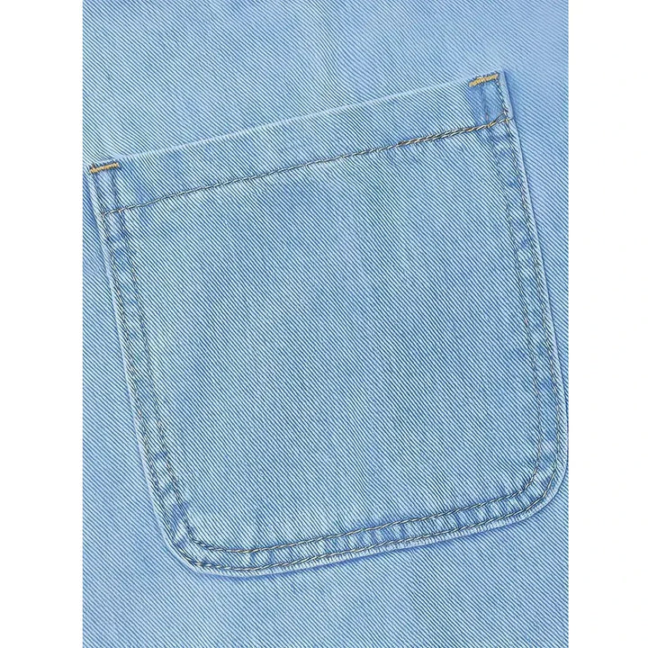 Saylor | Relaxed Denim-Look Dress - Maison Léa &amp; Lou