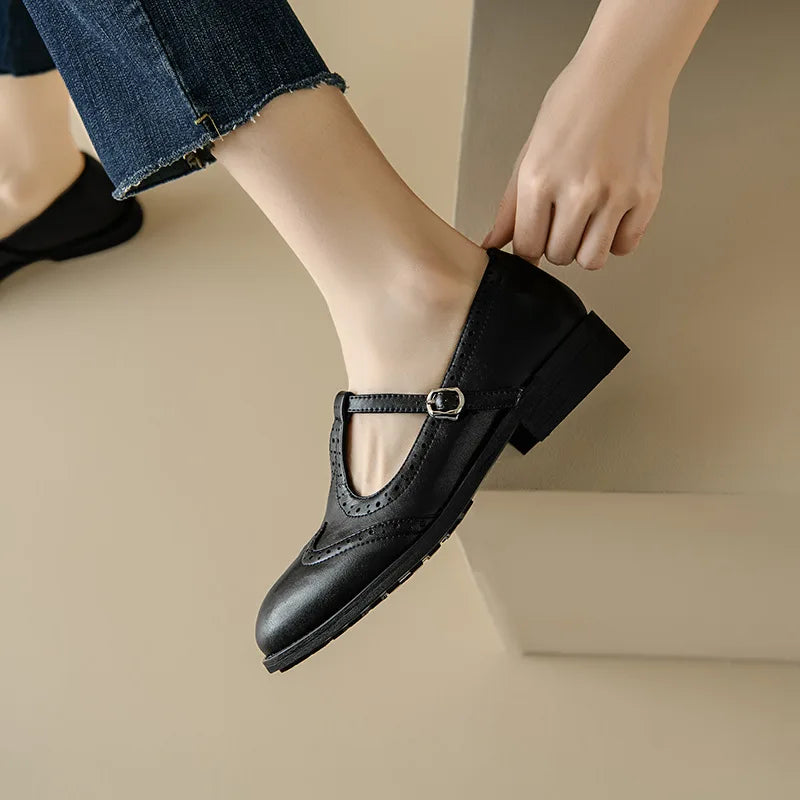 Elegant™ | T-Strap Mary Janes - Maison Léa &amp; Lou