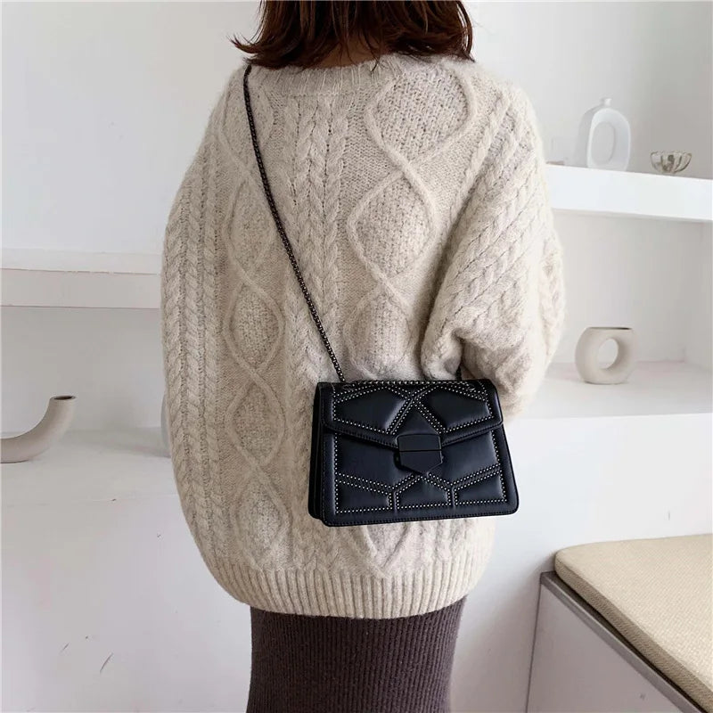 Borsa a Spalla Elegante - Moda in PU Pelle