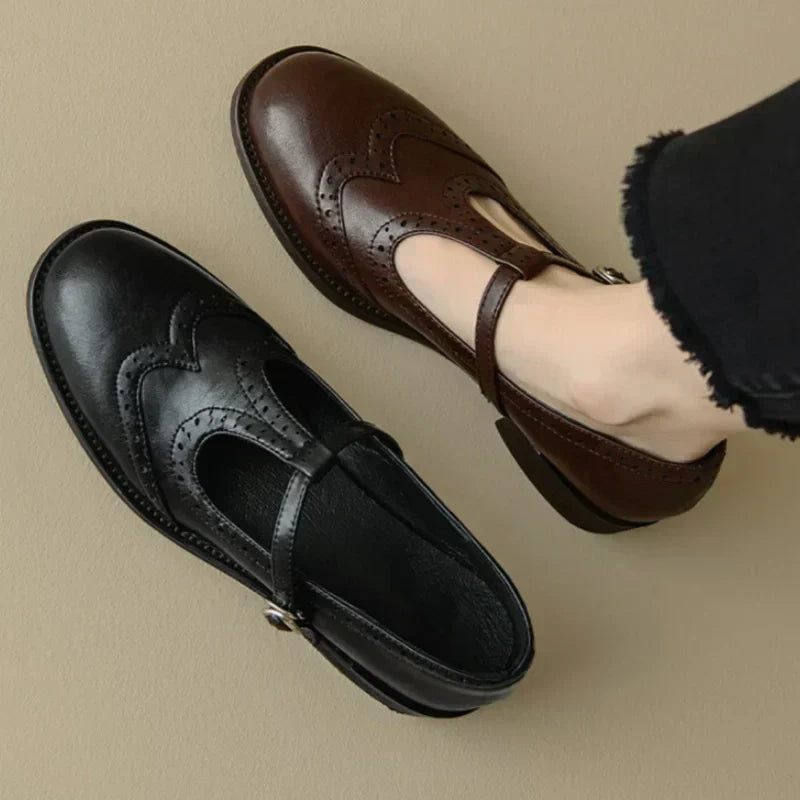 Elegant™ | T-Strap Mary Janes - Maison Léa & Lou