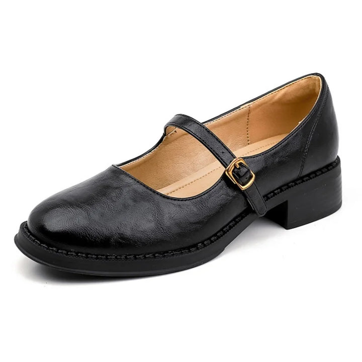Alicia™ | Classic Leather Mary Janes - Maison Léa &amp; Lou