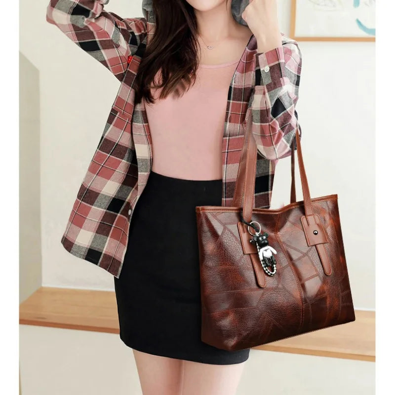 SUSAN™ – Classic Vintage Tote Bag - Maison Léa &amp; Lou