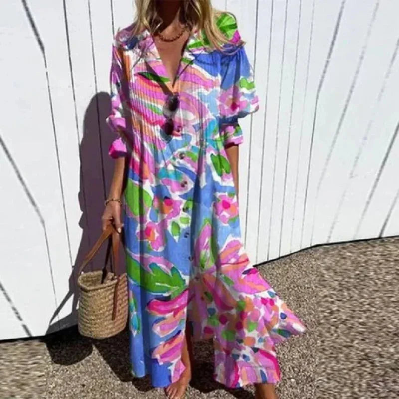 Amelia | Beachcomber Boho Dress - Maison Léa & Lou