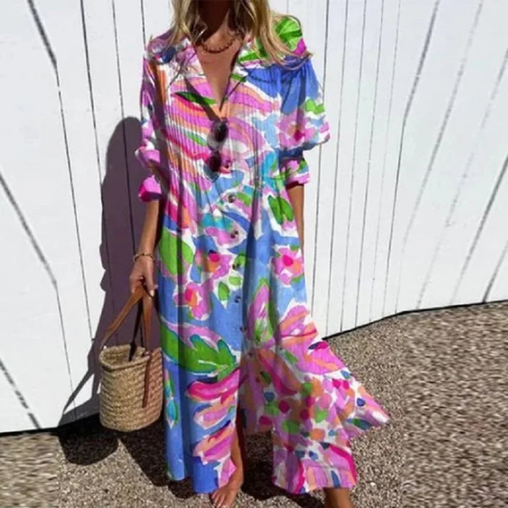 MELISSA™ - Chic Boho Maxi Dress - Maison Léa &amp; Lou