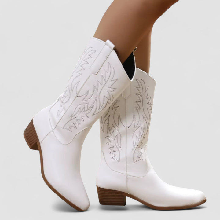 Claire - Orthopedic Western Boots - Maison Léa &amp; Lou