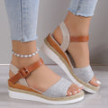 CHARLENE™ – Relaxed Style Wedge Sandals - Maison Léa & Lou