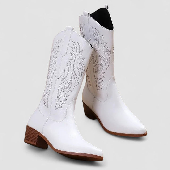 Claire - Orthopedic Western Boots - Maison Léa &amp; Lou