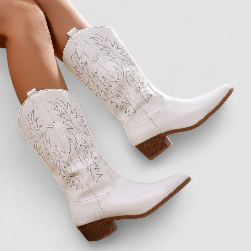 Claire - Orthopedic Western Boots - Maison Léa &amp; Lou