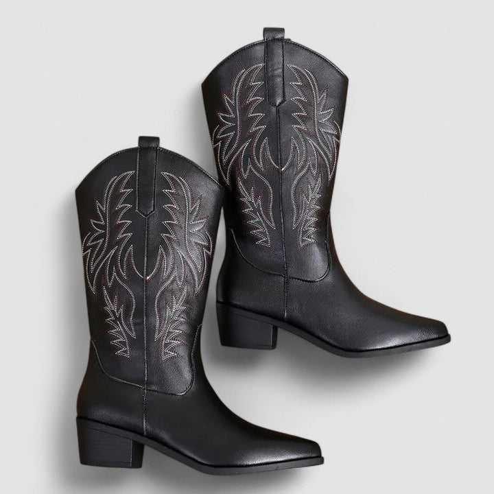 Claire - Orthopedic Western Boots - Maison Léa &amp; Lou