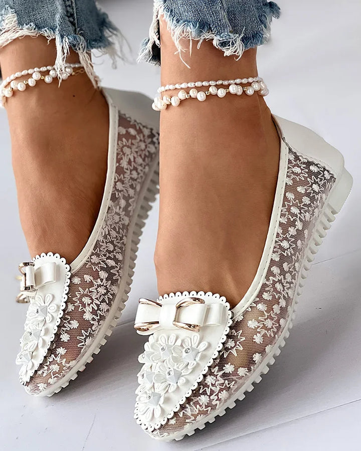 RAFFAELLA | Eleganti Ballerine Ortopediche con Supporto per il Sollievo dal Dolore e Design Romantico per Ogni Giorno