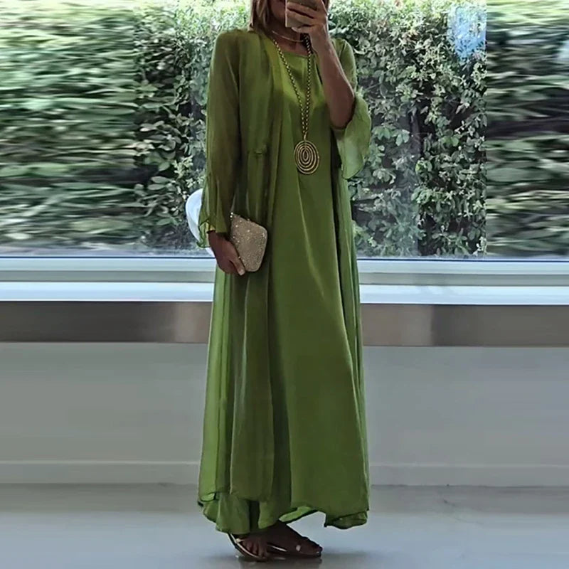 Johanna™ | Dress & cardigan 2-piece set - Maison Léa & Lou