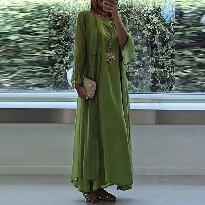 Johanna™ | Dress &amp; cardigan 2-piece set - Maison Léa &amp; Lou