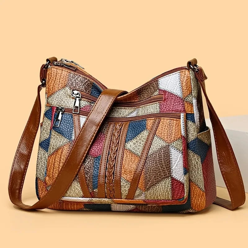 ROSELINE™ – Chic Vintage Leather Bag - Maison Léa & Lou