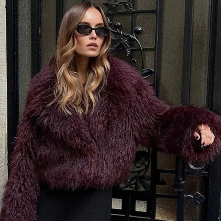 Ella | Luxury Faux Fur Coat - Maison Léa &amp; Lou